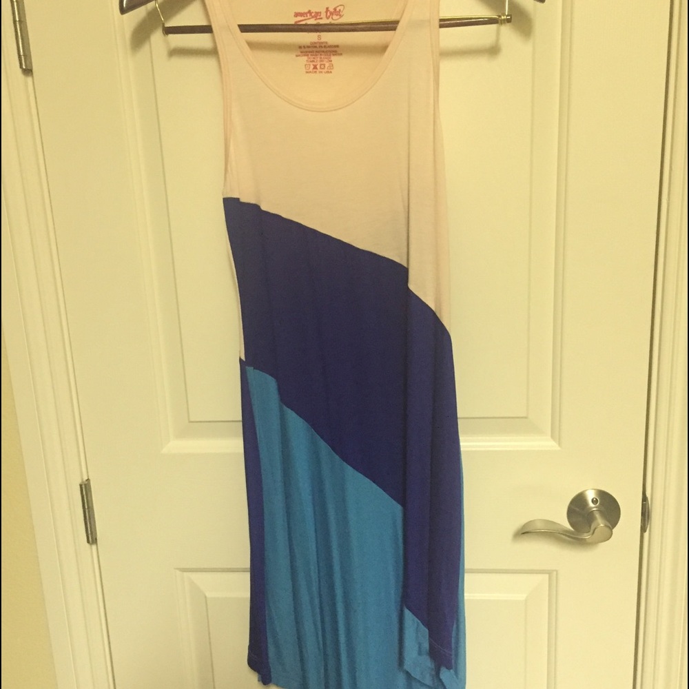 American Twist Scarf Hem Tank Dress - Picture 2 of 3